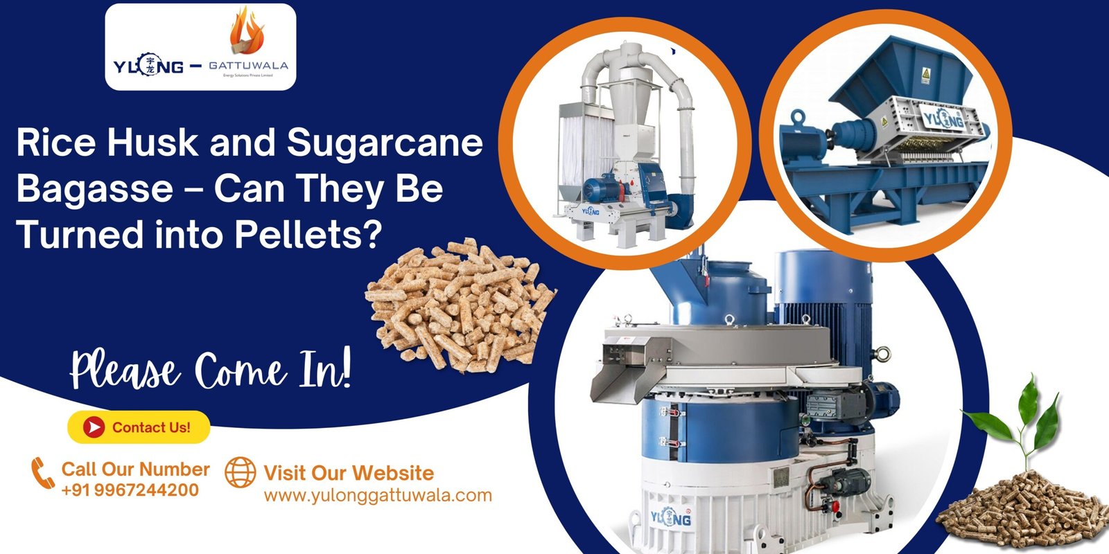 Rice Husk and Sugarcane Bagasse