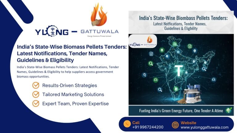 India’s State-Wise Biomass Pellets Tenders