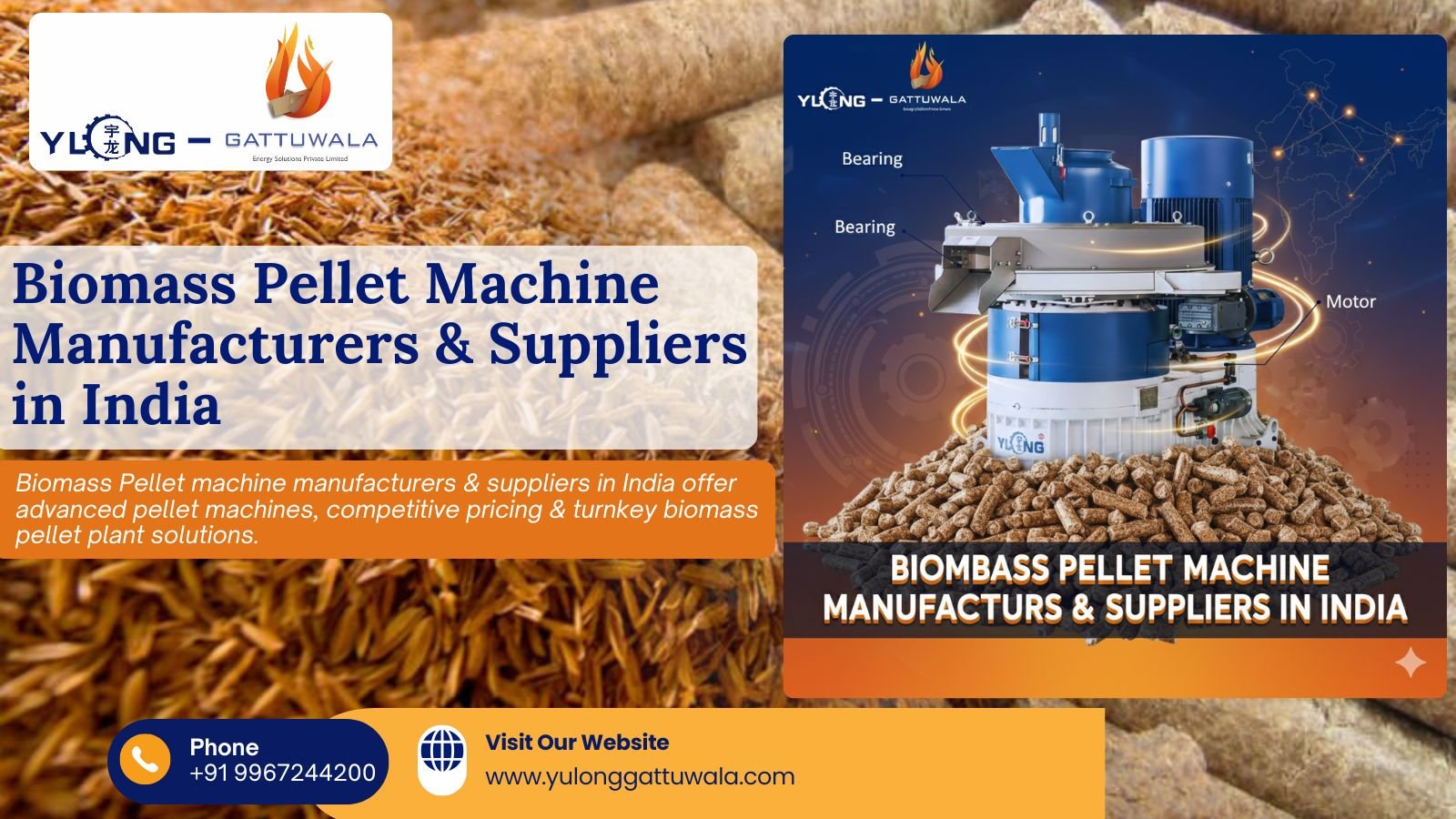 Biomass Pellet machine manufacturers & suppliers in India