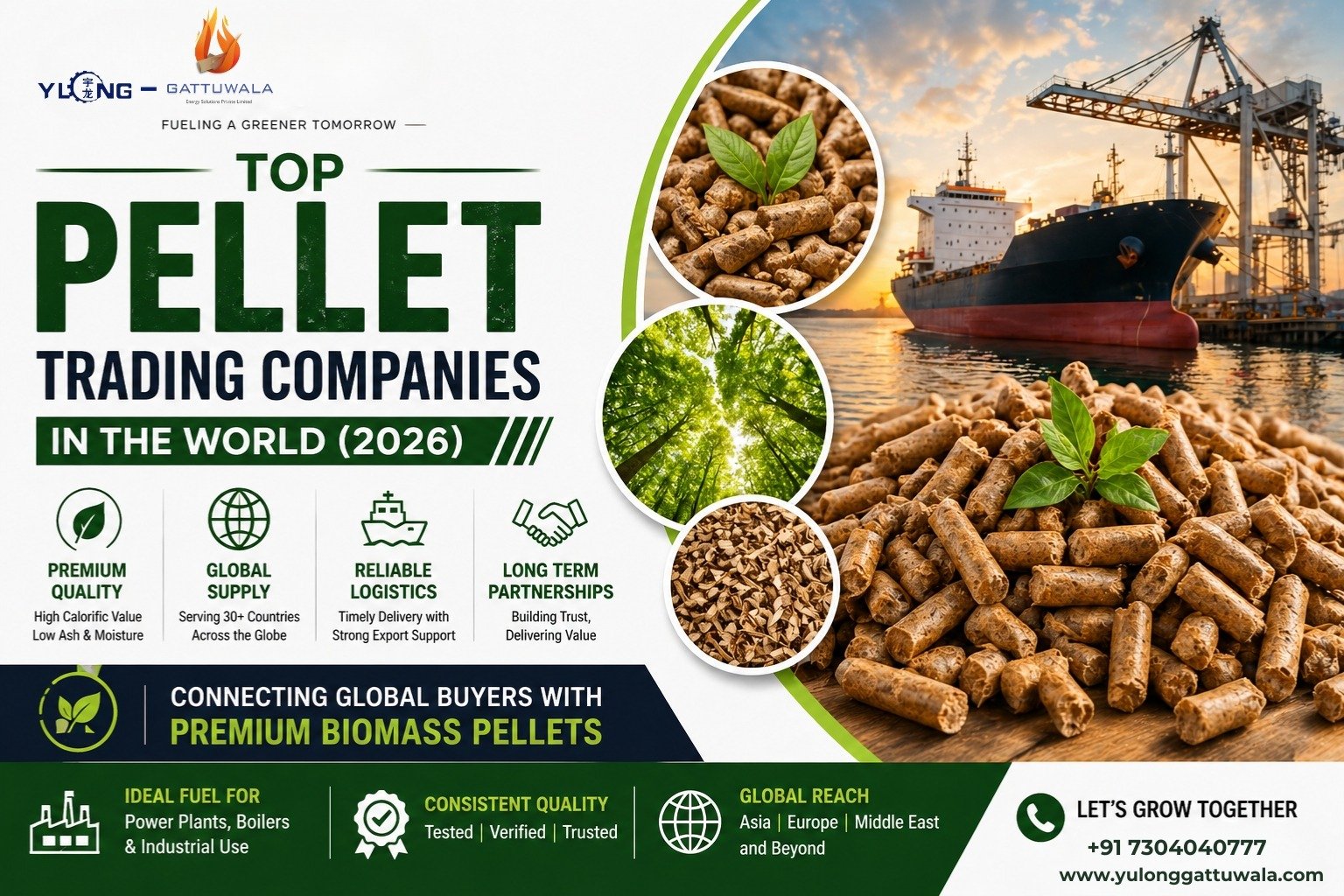 Top Pellet Trading Companies in the World (2026) | Gattuwala Energy