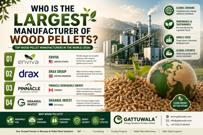 Who is the largest manufacturer of wood pellets