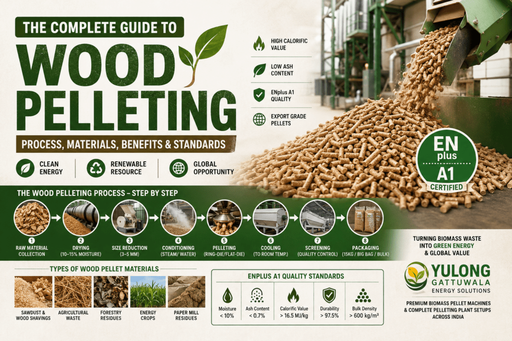 wood pelleting