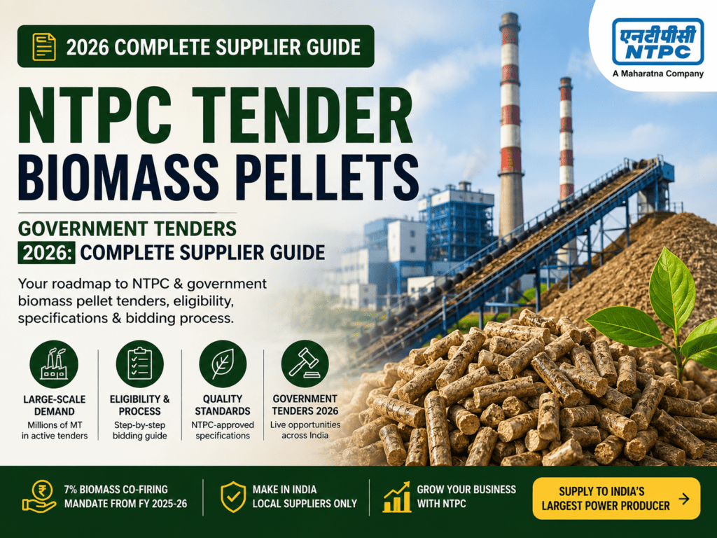 NTPC Biomass Pellet Tenders 2026